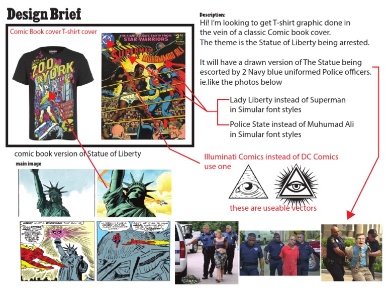 Comic Book Cover Design Brief | PDF
