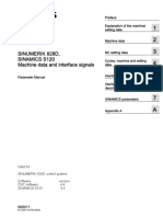 Sinumerik Sinumerik 828D, Sinamics S120 Machine Data and Interface Signals