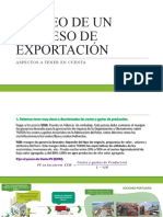 COSTEO DE UN PROCESO DE EXPORTACIÓN - Importacion