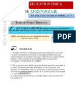 Educación Física I F1 14 - 25 sep