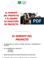 El Gerente de Proyecto y Su Equipo