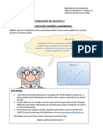 Comparacion de Muestras