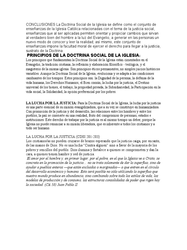 La Lucha por la Justicia en la Iglesia | PDF | Doctrina social católica ...