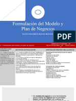 Formulación del Modelo y Plan de Negocios