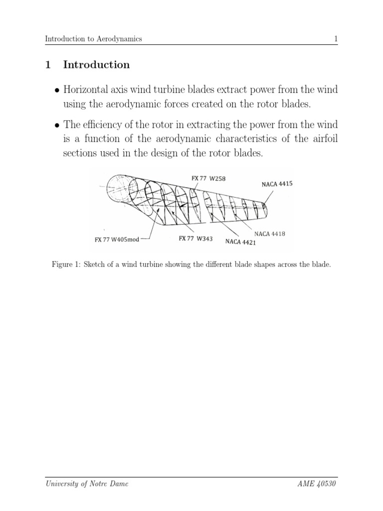 Understanding Wind Turbine Aerodynamics | PDF | Airfoil | Lift (Force)