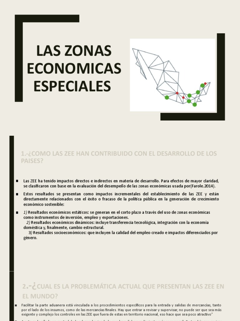 Las Zonas Economicas Especiales | PDF | Perú | aduana