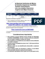 Examen Extraordinario Auditoría A Los Estados Financieros