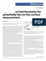 Fast On-Line Surface Measurement with Fiber Interferometer (39