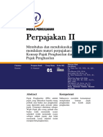 Modul Perpajakan II - Konsep PPH PDF