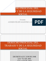 Derecho Procesal Del Trabajo y de La Seguridad