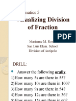 Mathematics 5: Visualizing Division of Fraction