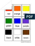 Flashcards Colors