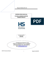 Instruction Manual Pygmy Current Meter Model Oss-Pc1: Hyquest Solutions Pty LTD