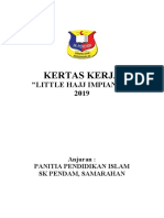 KERTAS KERJA Little Hajj