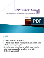 Bacaan Shalat Menurut Madzahib PDF