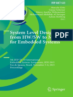 System Level Design From HW/SW To Memory For Embedded Systems