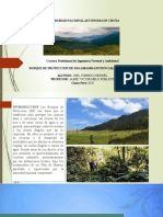 Bosque de Proteccion de Pagaibamba Potencial Ecoturismo