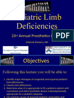 2016 Pediatric Limb Deficiencies Congenital Mowery