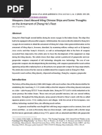 Weapons Used Aboard Ming Chinese Ships A Pdf Cannon Naval Warfare