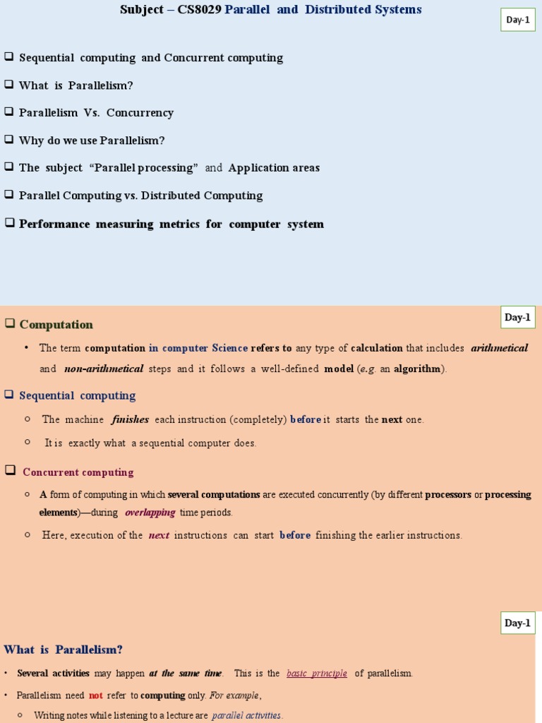 Performance Measuring Metrics For Computer System | PDF | Parallel ...