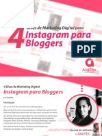 4 Dicas de Marketing Digital para Instagram para Bloggers