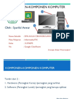 Komponen-Komponen Komputer: Oleh: Syariful Anwar