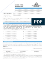 Franklin Mutual Fund PIN Generation Form