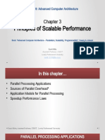 Principles of Scalable Performance: CSE539: Advanced Computer Architecture