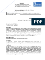 Dialnet LaConceptualizacionDeLaSociedadActual 6836999 PDF