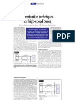 Termination Techniques For High-Speed Buses: K E J N, P D, C M D