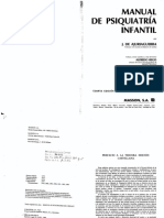 Ajuriaguerra J - Manual de Psiquiatria Infantil PDF