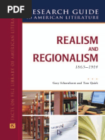Gary Scharnhorst, Tom Quirk - Realism and Regionalism, 1865-1914 (Research Guide To American Literature) - Facts On File (2010) PDF
