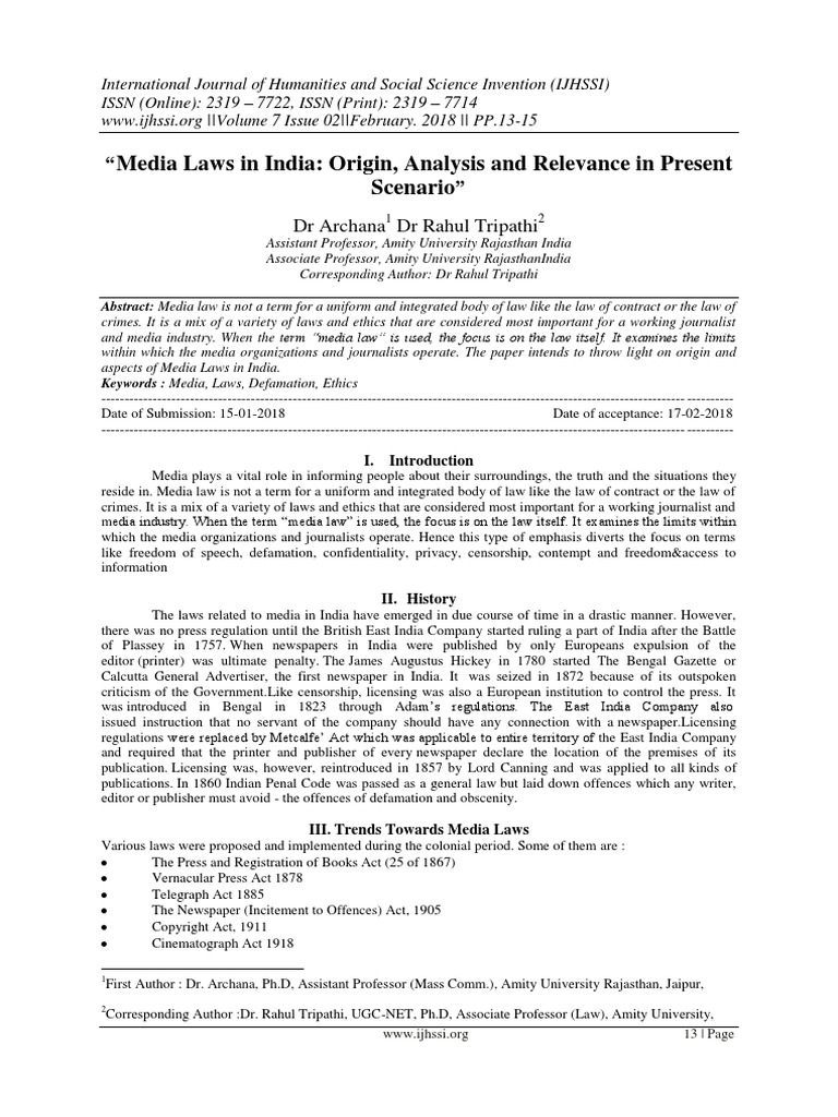 Who Creates Laws In India