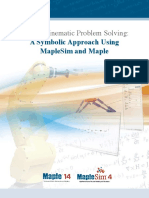 Inverse Kinematic Problem Solving:: A Symbolic Approach Using Maplesim and Maple