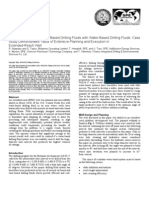 Successfully Replacing Oil-Based Drilling Fluids With Water-Based Drilling Fluids Case