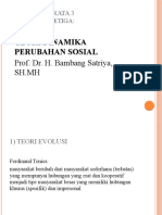 Teori Dinamika Perubahan Sosial Ketiga