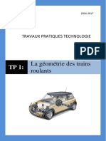 La Géométrie Des Trains Roulants