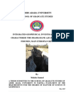 Integrated Geophysical Study of Shashamane-Aje Ground Fissures