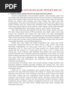 Bab 8 Aspek Ontologi Ilmu Pengetahuan | PDF