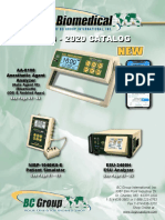 2019 - 2020 CATALOG: AA-8100 Anesthetic Agent Analyzer