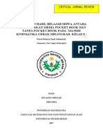 Perbedaan Hasil Belajar Siswa Antara Menggunakan Media Pocket Book Dan Tanpa Pocket Book Pada Materi Kinematika Gerak Melingkar Kelas X