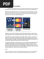 What Is Object Orientation: Objects