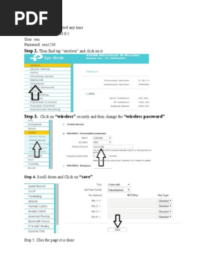 To change Wifi password.docx