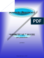 Beccaceci - Spiritual Suite - Partitura