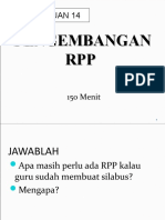 Pertemuan 14: Pengembangan RPP