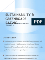 SUSTAINABILITY & GREENROADS RATING