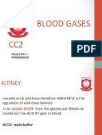 Blood Gases: Finals Day 1 Prfbremner