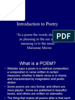 Intro To Poetry 1