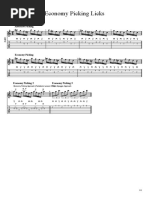 Economy Picking Licks