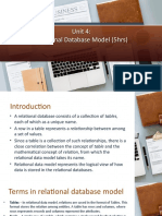 Unit 4: Relational Database Model (5hrs)